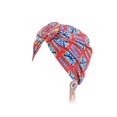 thumbnail image 2 of 3PCS Floral Print African Turban for Women Knot Pre-Tied Bonnet Beanie Cap Headwrap, 2 of 4