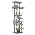 thumbnail image 4 of AKDSteel 74" Tall Cat Tree For Large Cat, Heavy Duty Cat Tower With 6 Sisal Scratching Posts, Large Top Perch, Interactive Toys And Cozy Cat House, Perfect For Big Adult Indoor Cats, 4 of 8