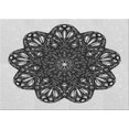 thumbnail image 1 of Ahgly Company Machine Washable Indoor Rectangle Transitional Black Area Rugs, 2' x 5', 1 of 7