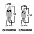 thumbnail image 4 of Novelty Lights 25 Foot C9 Twinkle Purple Outdoor Patio String Lights, 4 of 5