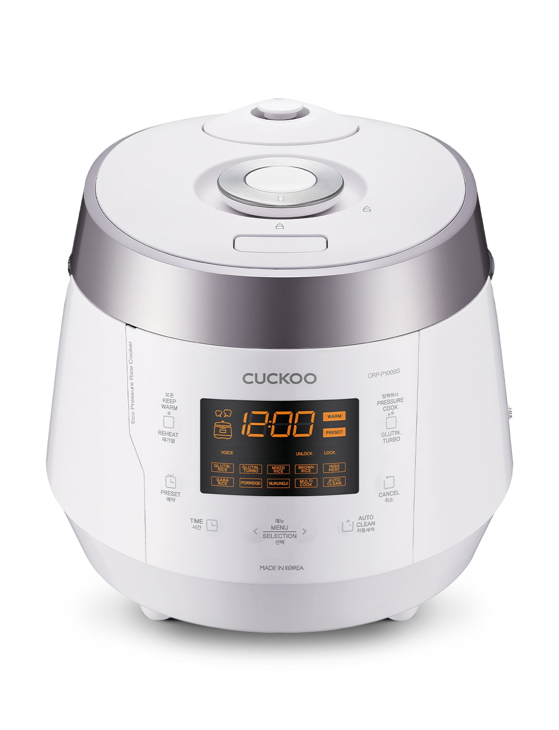 Cuckoo CRP-P1009SW 10 Cup uncooked Electric Heating Pressure Cooker & Warmer
