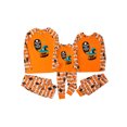 thumbnail image 2 of Diconna Pyjama Familial Imprimé d'Halloween, Ensemble Chandail à Col Rond + Pantalon Long, 2 of 8