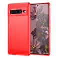 thumbnail image 1 of PANDACO Étui en Métal Brossé Rouge pour Google Pixel 7 Pro, 1 of 5