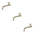 thumbnail image 2 of relayinert Universal Fit Basin Long Lasting Easy Installation Compact Metal Single Cold Wall Mounted Sink 03 Gold 3Set, 2 of 6
