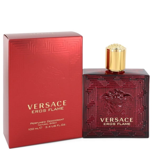 Versace Eros Flame by Versace Natural Perfume Deodorant for Men, 100 ml/3.4 fl oz.