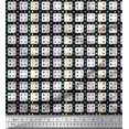thumbnail image 1 of Soimoi Cotton Voile Fabric Geometric Check Print Fabric by Yard 42 Inch Wide, 1 of 3