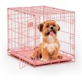 thumbnail image 1 of Midwest Icrate – Porte simple rose de 24 po pour chiens, 1 of 6