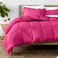 thumbnail image 1 of Bare Home Goose Down Alternative Comforter Set - 2 Piece Set - Twin/Twin XL, Pink, 1 of 7