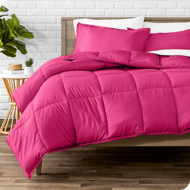 Bare Home Goose Down Alternative Comforter Set - 2 Piece Set - Twin/Twin XL, Pink