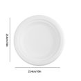 thumbnail image 3 of Danhjin Disposable Dishware Disposable Round Cutlery Paper Plates Disposable Pulp Molded Party Plates Kitchen Gadgets, 3 of 6