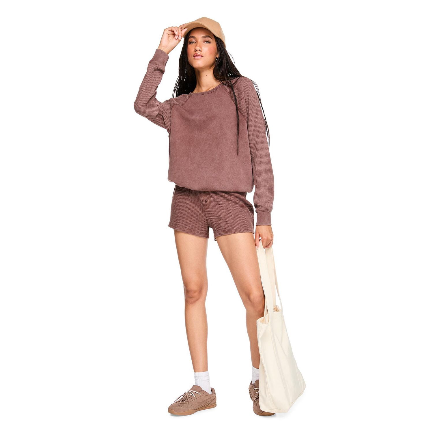 Short en tricot gaufré Wild Skye pour femmes