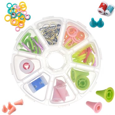 89PCS Knitting Tool Accessory Kit Assorted Multi-purpose Crochet Accessories Kit