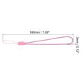 thumbnail image 2 of Unique Bargains 18cm Portable Item Nylon Cord Lanyards Hand Wrist Strap String Pink 20 Pack, 2 of 6