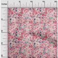 thumbnail image 2 of oneOone Cotton Poplin Pink Fabric Floral Sewing Craft Projects Fabric Prints By Yard 56 Inch Wide, 2 of 4