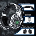 thumbnail image 3 of ONIKUMA ONIKUMA K8 Casque de Jeu Camouflage avec Éclairage RVB, Micro Ajustable, Contrôle du Volume et Répartiteur 3,5 mm pour PC, PS4, Xbox One et Téléphones Intelligents, 3 of 6