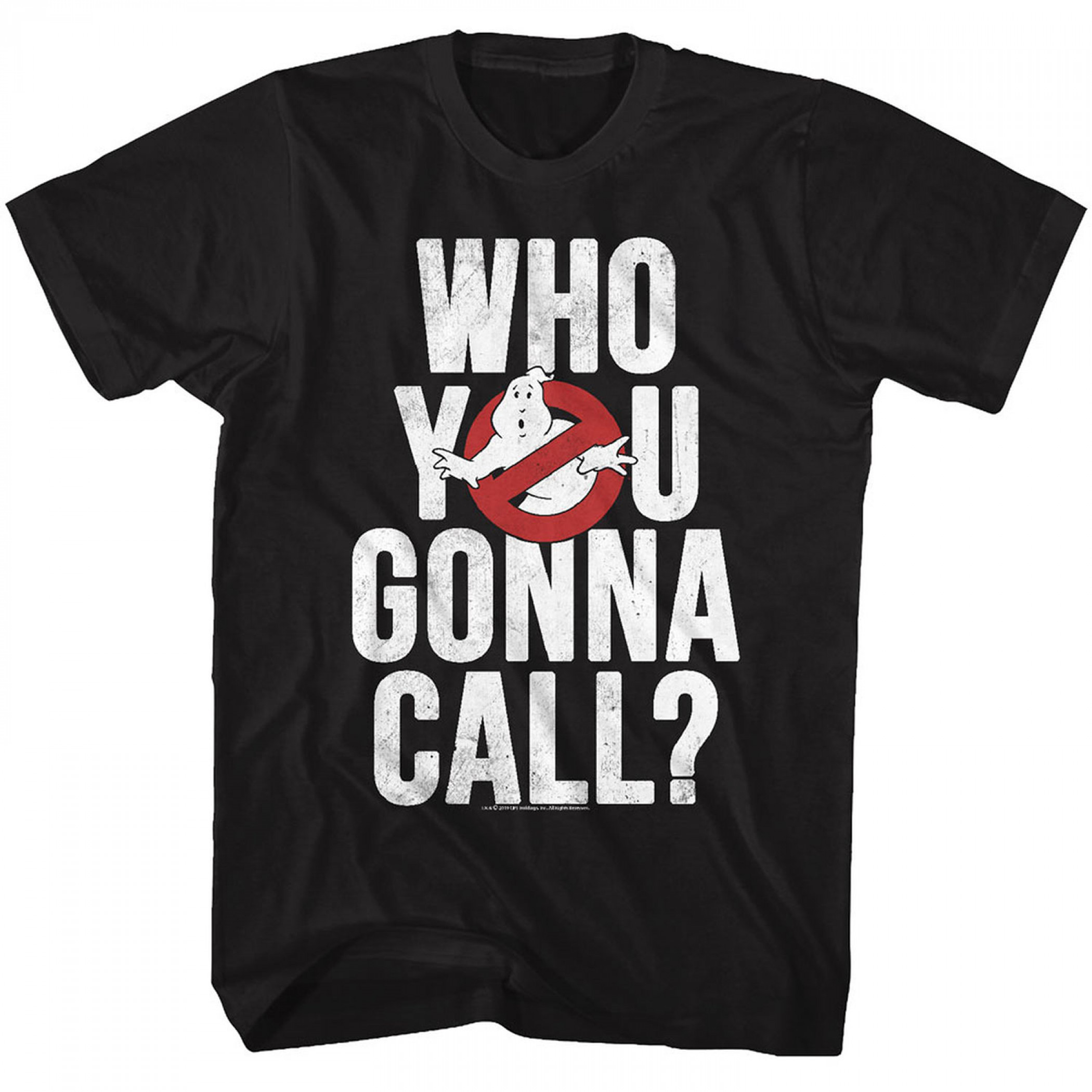 Ghostbusters Who Ya Gonna Call? T-Shirt-XLarge