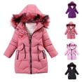 thumbnail image 1 of QIPOPIQ Girls' Long Winter Coat Parka Water Resistant Warm Puffer Jacket Clearance, 1 of 4