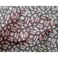 thumbnail image 4 of oneOone Silk Tabby Fabric Geometric Block Printed Craft Fabric BTY 42 Inch Wide, 4 of 4