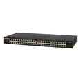thumbnail image 1 of NETGEAR GS348 - Switch - unmanaged - 48 x 10/100/1000 - desktop, rack-mountable - AC 110/240 V, 1 of 5