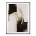 thumbnail image 1 of Bouclair Art Abstrait Doré Imprimé Encadré 29,5 X 39,5 Po (74,93 X 100,33 cm), 1 of 5