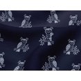 thumbnail image 4 of oneOone Viscose Jersey Fabric Branch & Owl Block Print Sewing Fabric BTY 60 Inch Wide, 4 of 4