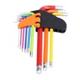thumbnail image 4 of LAFGUR 9 Pcs Clé Hexagonale Boule Extrémité Bras Long Coloré Kit d'Outils Clé en Métal pour Maintenance Réparation, Tête de Boule Hexagonale, 4 of 8