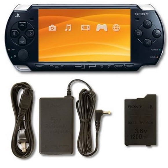 Remis à Neuf PlayStation Portable PSP 2000 Piano Système Noir Portatif