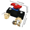 thumbnail image 2 of Heavy Duty Vehicle Battery Disconnect for 12V and 24V Systems Power Cut Off Tool for Trucks and Farm, 2 of 6