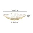 thumbnail image 2 of MesaSe Creative Fruit Bowl Storage Tray Durable Iron Thickened And Upgraded Material Gold Home Organizer, 2 of 10