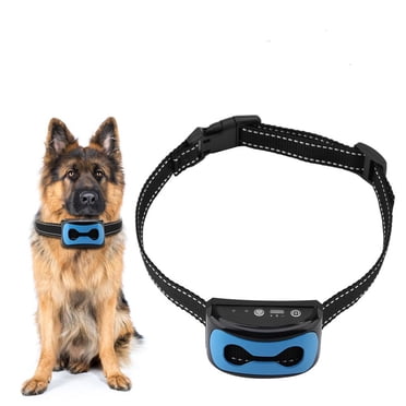 Spptty Barking Control Device Rechargeable Waterproof Anti-Barking Collar Barking Detection(Blue), Anti-Barking Collar, Dog Training Collar