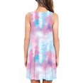thumbnail image 2 of Robes T-Shirt Décontractées d'Été pour Femmes, Sortie de Plage, Robe Débardeur Plissée Unie, 2 of 3