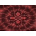 thumbnail image 1 of Ahgly Company Tapis Rectangulaire Rouge Lavable en Machine, 4 Pieds x 6 Pieds, 1 of 7