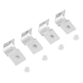 thumbnail image 2 of 4Pcs Stainless Steel Fish Tank Support Bracket Aquarium Glass Cover Clip8mm, 2 of 12
