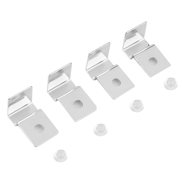 4Pcs Stainless Steel, Support Bracket Aquarium Fish Cover Glass Bracket 6mm Glass Cover Clip6mm