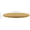 thumbnail image 4 of vidaXL Table Top Solid Oak Wood Round 44 mm 400 mm, 4 of 4