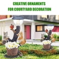 thumbnail image 4 of Solar Garden Statue Ornament Animal Lights Lawn Garden decorative lights, 4 of 8