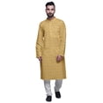 thumbnail image 2 of Atasi Indian Long Kurta For Mens Summer Wear Cotton Poplin Wedding Kurta Shirt, 2 of 7