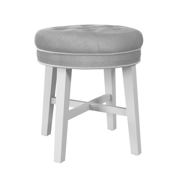 Hillsdale Tabouret de Coiffeuse Sophia, Lin Gris
