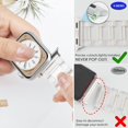 thumbnail image 4 of KOMI Compatible with Series 8/7/9 Resin Apple Watch Bands 45mm 44mm 42mm,Fashion Resin Bracelet Wristband with Stainless Steel Buckle for iWatch Ultra 49mm Series 6/5/4/3/2/1/SE, 4 of 4