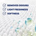 thumbnail image 3 of Downy Purifying Rinse Laundry Odour Remover, Cool Cotton Scent, Fabric Softener and Laundry Odour Removal Rinse, Fights Odours at the source, HE Compatible 54WL, 3 of 6