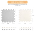 thumbnail image 2 of 36pcs Puzzle Floor Mats, 3.24 Sqm Coverage 0.39" Thin Baby Playmat Interlocking Tiles Play Mats Crawling Exercise Mat, 2 of 6