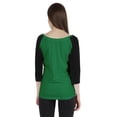 thumbnail image 2 of Inkmeso T-Shirt Raglan pour Femmes à Manches 3/4 Heureux Motivationnel Citation Nothing Haut en Jersey Graphique, 2 of 7