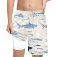 thumbnail image 1 of Sunnyoo Maillot de Bain à Séchage Rapide pour Petits Garçons, Imprimé Requin, avec Doublure de Compression, 1 of 4