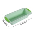 thumbnail image 3 of Rvkxad Non-Stick Silicone Loaf Pan, 11.4x5.3 Inch Bread Pan for Baking Quiche Meatloaf, Bakeware, Kitchen Pan, 3 of 6