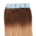 thumbnail image 4 of Extensions de Cheveux Humains à Coller, Cheveux Brésiliens Soyeux, Lisses, Pleine Tête, 20 Pcs, 4 of 6
