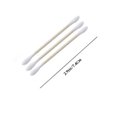 thumbnail image 3 of Antqov 500 Count Swabs Double Round Head Swabs Natural Swabs Ear Swabs Suitable for Makeup Travel Daily Cleaning, Home Accessories, 3 of 9