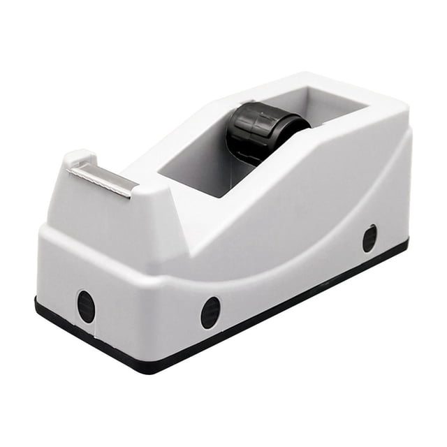 Packaging Tape Dispenser With Anti-Skid Base And Smooth-Rolling Blades For Tape Width Up To 30 mm