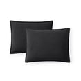 thumbnail image 2 of Mainstays Queen Comforter Set, Soft Lightweight & All Season, 3-Piece, Black, 2 of 12