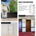 thumbnail image 3 of BRIGHTFUFU Door Guard Plate Stainless Steel Silver 1Pack for Security-conscious Users, 3 of 8