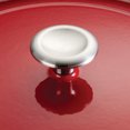 thumbnail image 4 of Tramontina Bestow Poêle en Fonte Émaillée avec Couvercle, Poêle à Frire de 12 Pouces, Rouge, Compatible Four, 4 of 5